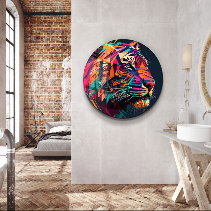 Wallity Cuadro decorativo de vidrio templado Multicolor (80 x 80 cm)